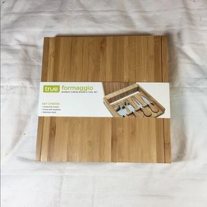 Formaggio cheese set, 4 tools, bamboo, nice gift item, NWOT
